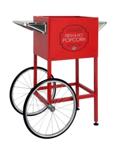 Red cart for 8oz Oscar series popcorn machine