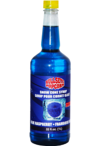 Picture of 73120 Sirop Snow cone 1L  - Framboise Bleue - Bullseye Popcorn