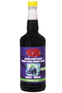 Picture of 73123 Sirop Snow cone 1L  - Raisin - Bullseye Popcorn