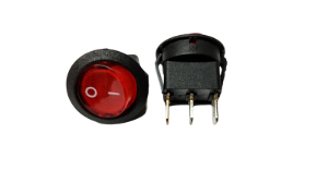 Round red push-button switch for 4oz popcorn machine