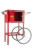 Red cart for 16oz popcorn maker